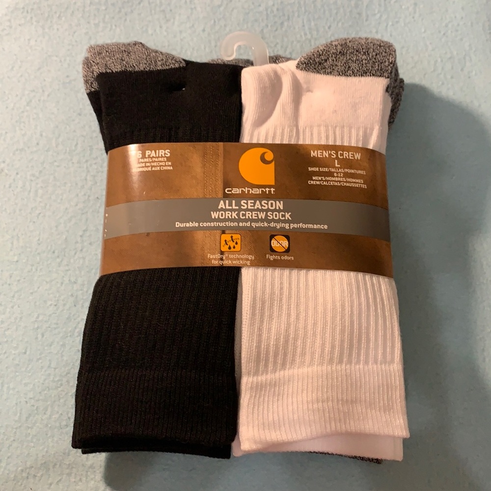 CARHARTT All Season Work Crew Socks size L - Picture 1 of 11